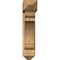 Ekena Millwork Olympic Arts and Crafts Smooth Bracket w/ Offset Brace, Western Red Cedar, 7 1/2"W x 30"D x 34"H BKT0806X30X34OLY03SWR - alternate 3